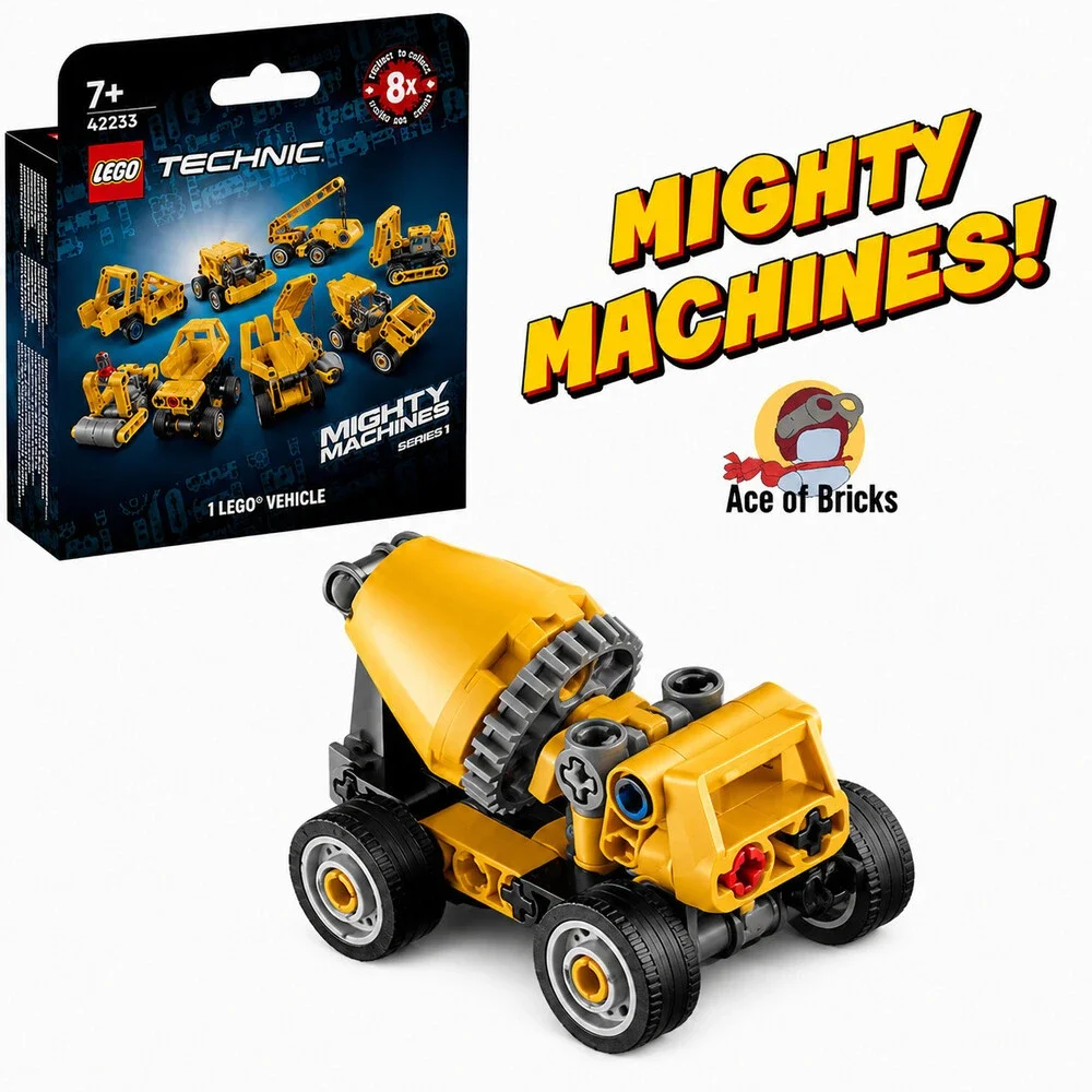 LEGO 42233 TECHNIC Mighty Machines Series 1 - Cement Truck